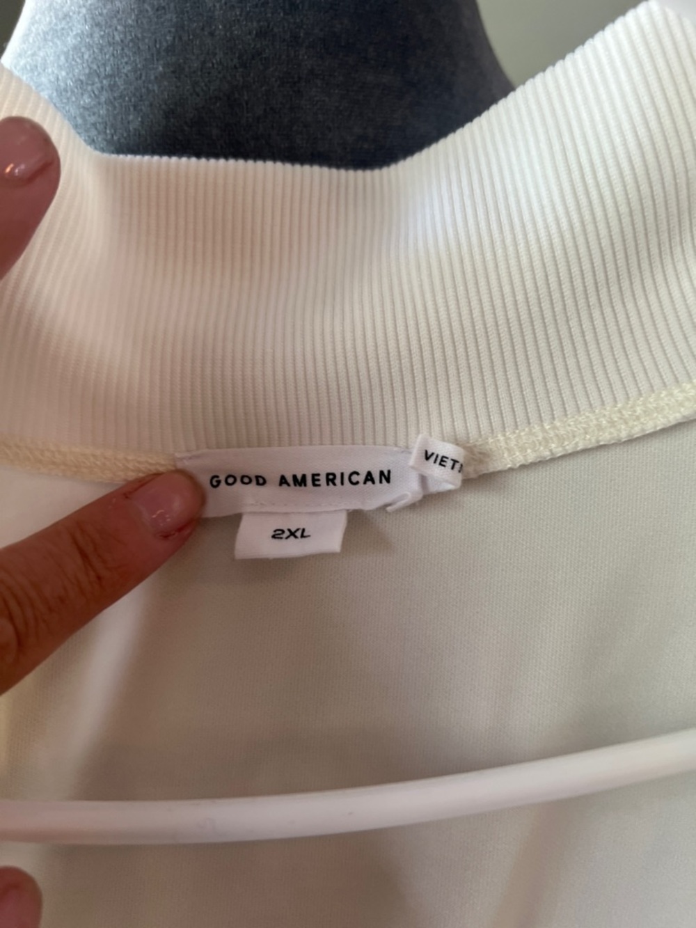Good American Cream Utility Jacket and Shorts Set - Picture 3 of 13